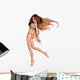 Pretty Orange Fairy Wall Decal