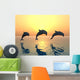 Jumping Dolphins Wall Mural