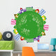 Peaceful Earth Wall Decal