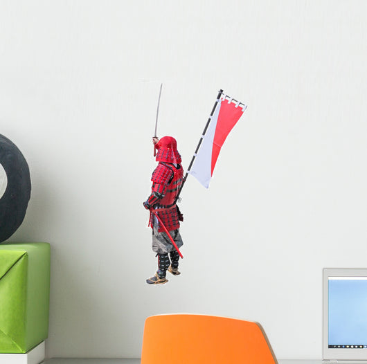 Japanese Warrior Wall Decal