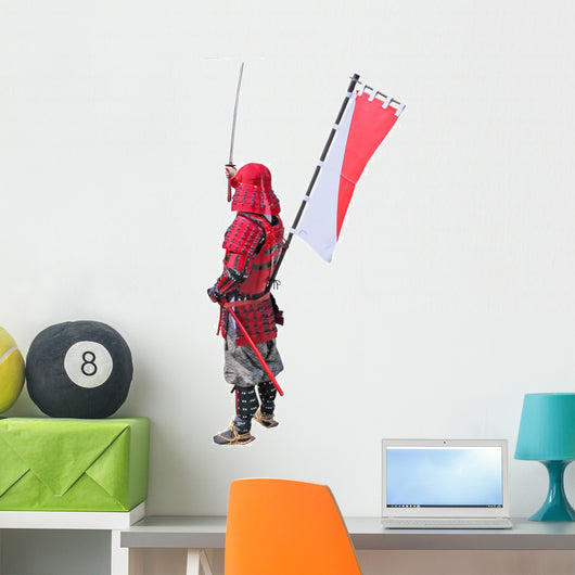 Japanese Warrior Wall Decal