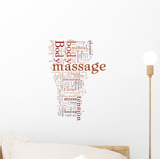 What Is Body Massage Wall Decal