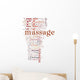 What is a Body Massage Wall Decal