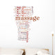 What is a Body Massage Wall Decal
