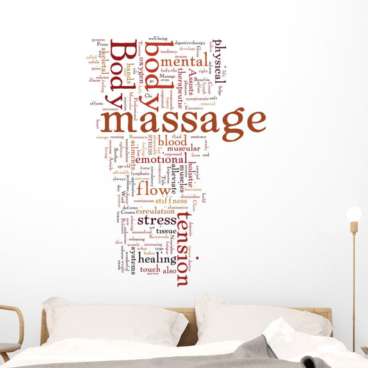 What is a Body Massage Wall Decal