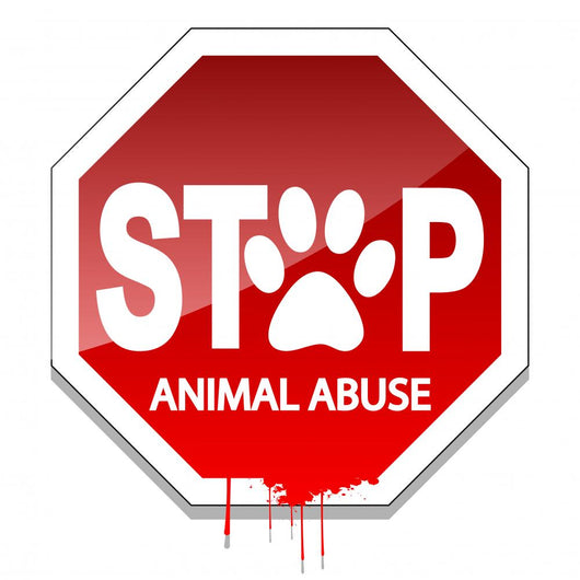 Stop Animal Abuse Wall Decal