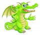 Cartoon Dragon Wall Decal