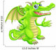 Cartoon Dragon Wall Decal