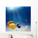 Vector Underwater Treasure Chest Wall Mural