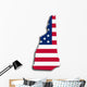 Map New Hampshire Wall Mural