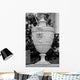 Big Decorated Vase with Wall Mural