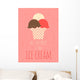 Retro Ice Cream Poster