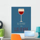 Retro Red Wine Poster