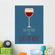 Retro Red Wine Poster