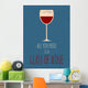 Retro Red Wine Poster