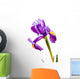 Deep Purple Iris Wall Decal