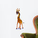 Illustration of a cute giraffe Wall Decal