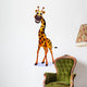 Illustration of a cute giraffe Wall Decal