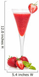 Strawberry Cocktail Champagne Flute
