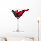 Red Cocktail with Splash