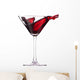 Red Cocktail with Splash