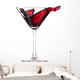 Red Cocktail with Splash