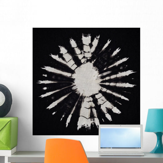 Of Tie Dye Fabric Texture Background Wall Mural