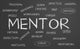 Mentor word cloud Wall Mural