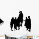 African Dancing People Silhouette