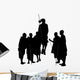 African Dancing People Silhouette