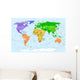World Map Wall Mural