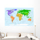 World Map Wall Mural