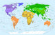 World Map Wall Mural