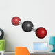 Carbon Dioxide Co2 Molecular Wall Decal