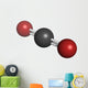Carbon Dioxide Co2 Molecular Wall Decal
