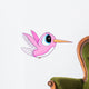 Cute Humming bird Vector Illustration Art Wall Decal