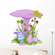 Purple Mushroom Magic Wall Decal