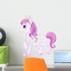 Cute horse princess walking Wall Decal