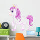 Cute horse princess walking Wall Decal