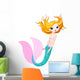 Cute Mermaid Wall Decal