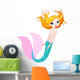 Cute Mermaid Wall Decal