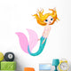 Cute Mermaid Wall Decal