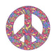 peace symbol on white background Wall Decal