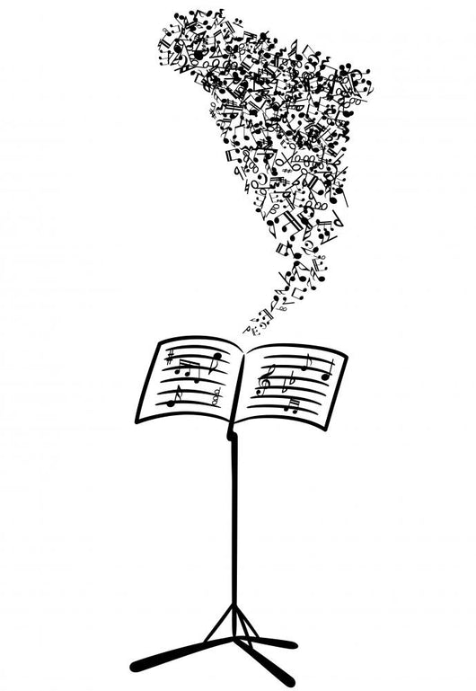 Lectern with Flying Musical