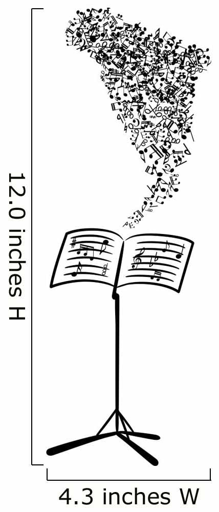 Lectern with Flying Musical