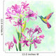 exotic flowers and birds Wall Mural