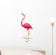 Pink Flamingo Pink Flamingo-Vector- Wall Decal