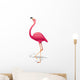 Pink Flamingo Pink Flamingo-Vector- Wall Decal