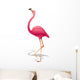Pink Flamingo Pink Flamingo-Vector- Wall Decal
