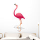 Pink Flamingo Pink Flamingo-Vector- Wall Decal